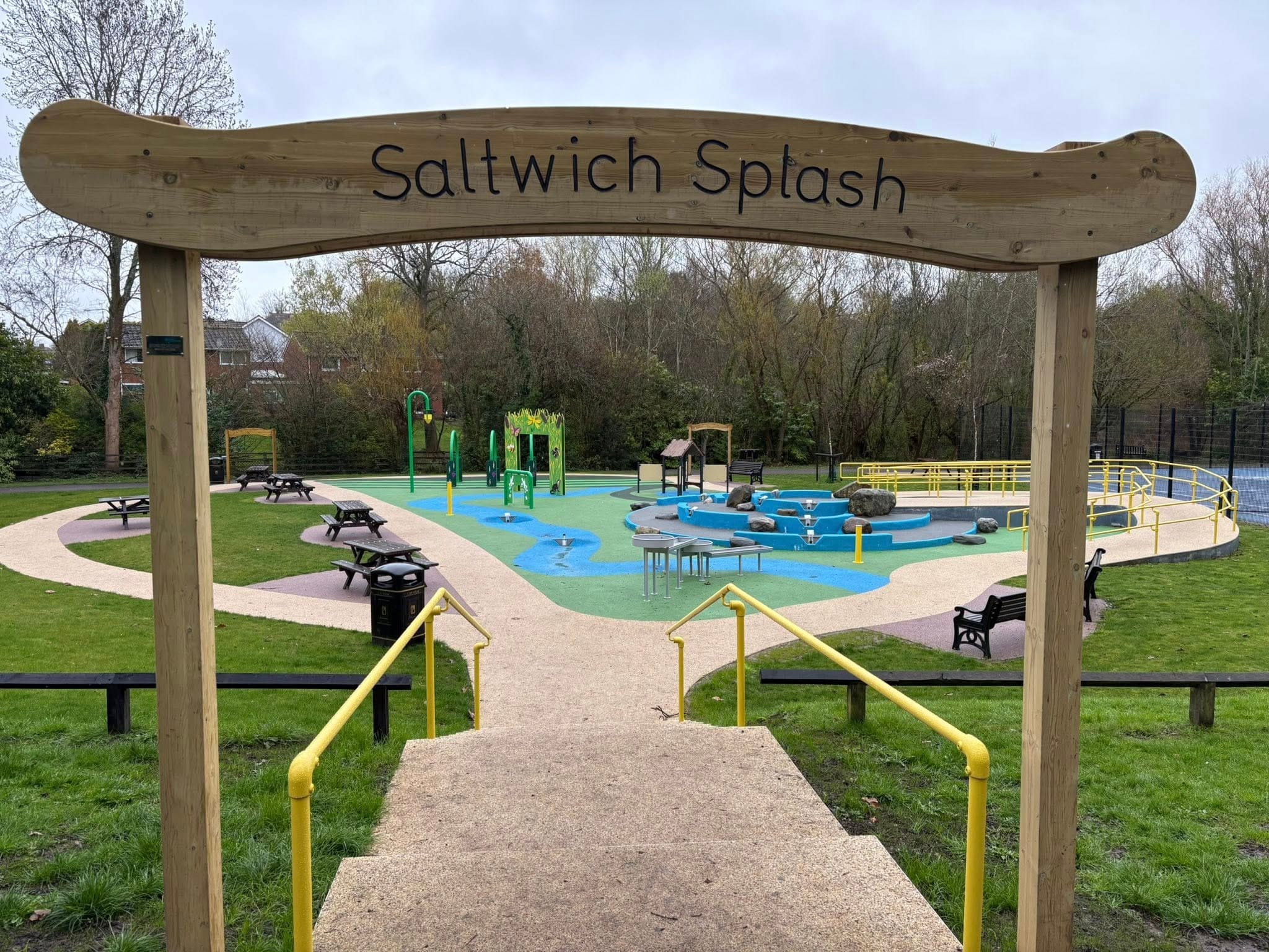 New Free Water Play Area 'Saltwich Splash' Opens in Droitwich Spa This April
